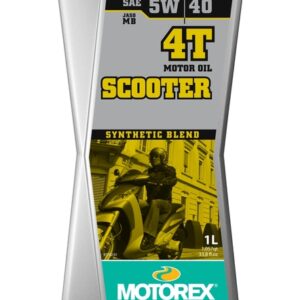 Huile moteur MOTOREX Scooter 4T SAE - 5W40 JASO MB - 1L