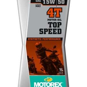 Huile moteur MOTOREX Top Speed 4T - 15W50 JASO MA2 - 1L