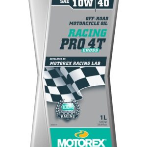 Huile moteur MOTOREX Racing Pro Cross 4T - 10W40 1L