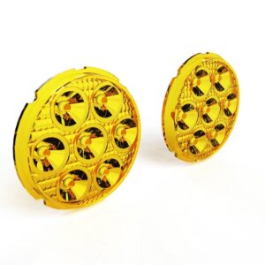 Lentilles DENALI pour D7 jaune - la paire