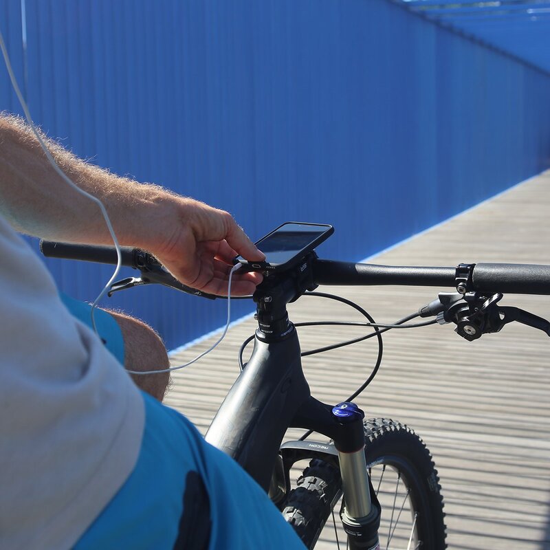 Pack complet SP-CONNECT Bike Bundle II fixé sur guidon et potence - Samsung S10