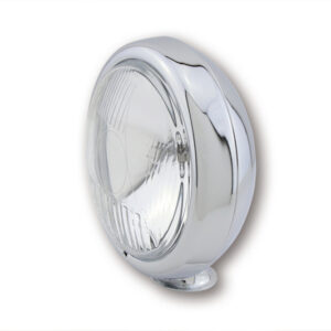 Phare longue portée SHIN YO 4 1/2 pouces, boîtier plat, chromé