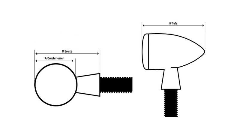 Feu arrière SHIN YO LED Spark - clignotant/feu stop/feu de position arrière