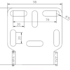 Support de plaque universel HIGHSIDER pro Type 2