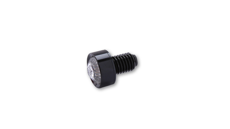 Feu arrière LED HIGHSIDER pro - Mono - noir/translucide - 1 pièce