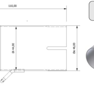 Tube de raccordement MIVV 55 > 44 mm