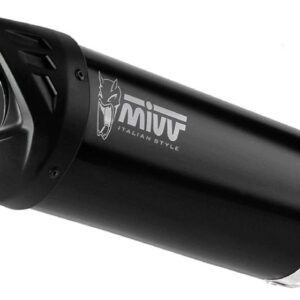 Silencieux MIVV universel Mover acier inoxydable noir - Côté droit