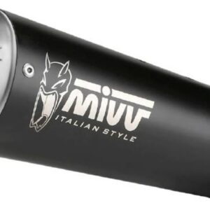 Silencieux MIVV universel X-M1 acier inoxydable noir - Côté droit