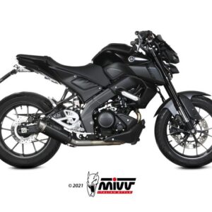 Ligne complète MIVV GP Pro acier inoxydable noir - Yamaha MT 125
