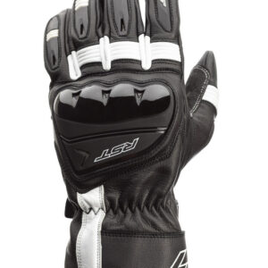 Gants RST Pilot CE cuir - noir/blanc