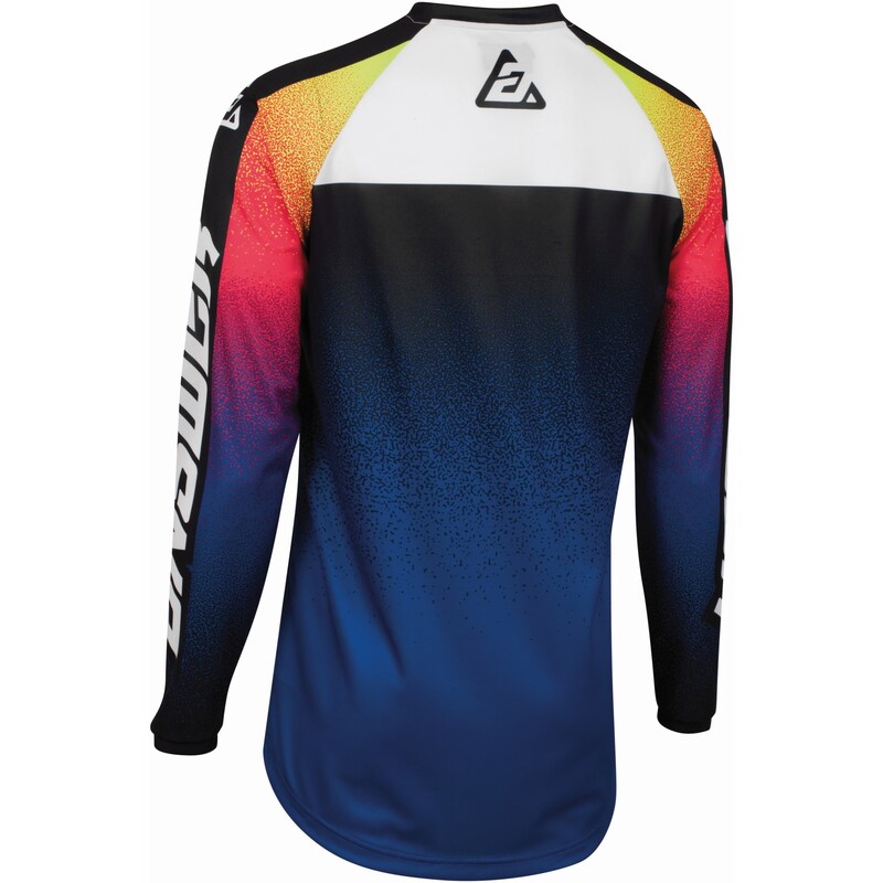Maillot ANSWER A22 Syncron Prism bleu/rose taille M