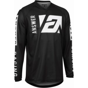 Maillot enfant ANSWER A22 Syncron Merge noir/blanc taille XL