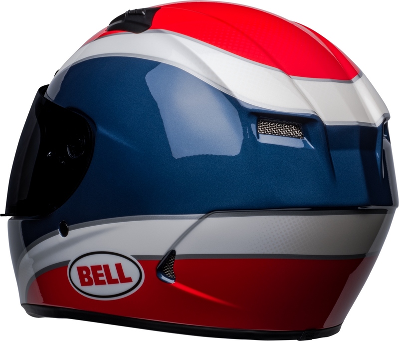 Casque BELL Qualifier DLX Mips Classic - Bleu/Rouge Brillant