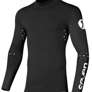 Maillot SEVEN Zero Staple compression laser cut - black