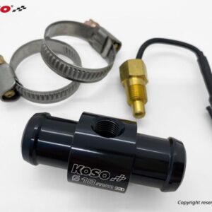 Adaptateur de sonde de température d'eau Koso pour durite Ø18mm