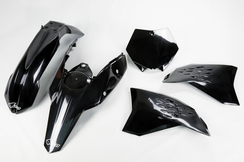Kit plastique UFO noir KTM