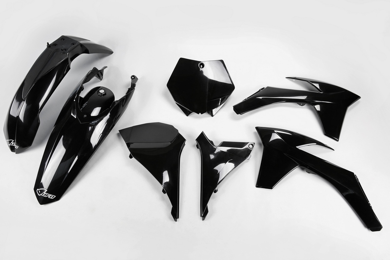 Kit plastique UFO noir KTM