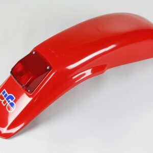 Garde-boue arrière + feu UFO Enduro rouge