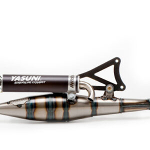 Pot d'échappement YASUNI Carrera 16/07 Carbone - Kevlar Minarelli 70cc Homologué