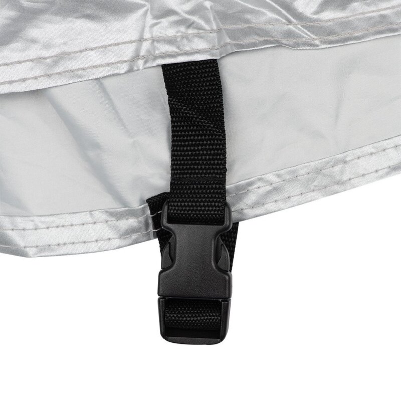 Housse de protection extérieur OXFORD Rainex noir/argent - Moto / Scooter avec Top case - M