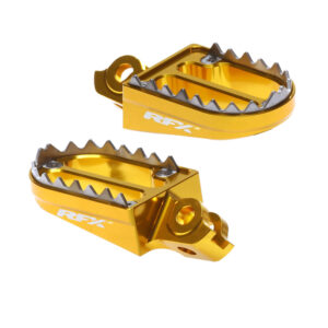 Repose-pieds RFX Pro Series Shark Teeth - jaune