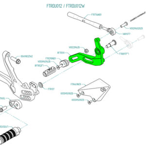 Ensemble de levier de vitesse LIGHTECH - FTRDU012 / FTRDU012W