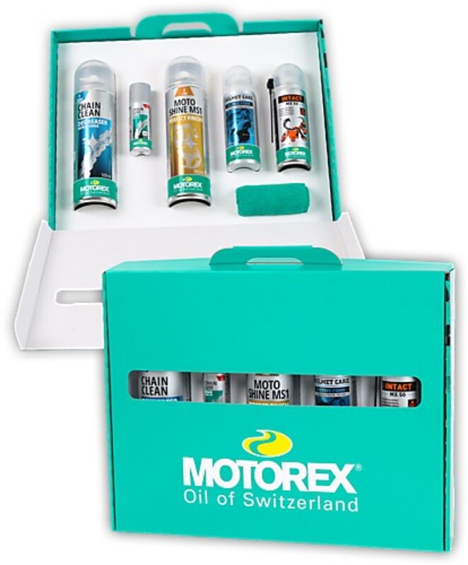 Kit de nettoyage, entretien et lubrification MOTOREX X Ride N' Shine