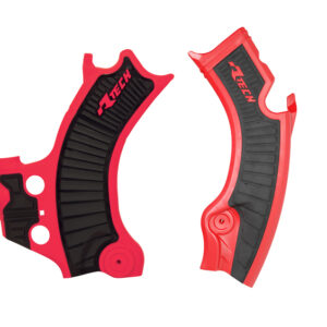 Protections de cadre RACETECH - rouge/noir