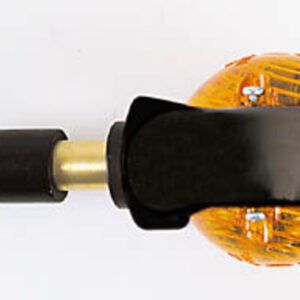 Clignotant de guidon HIGHSIDER smart Ochsenauge homologué - verre orange - la paire