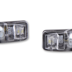Éclairage de plaque LED HIGHSIDER smart Picco - noir - la paire