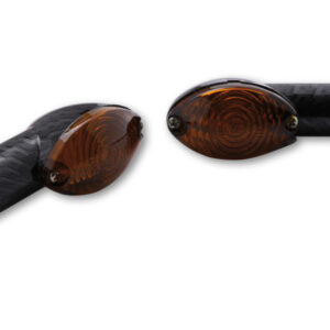 Clignotant HIGHSIDER smart Cateye Mini homologué - verre fumé - la paire