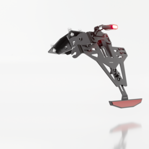 Support de plaque HIGHSIDER pro Akron-RS-X - Yamaha - Avec Feu Arrière
