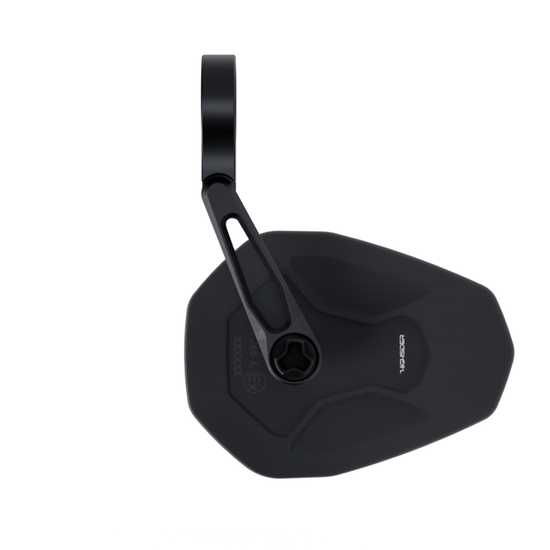 Rétroviseur d'embout de guidon HIGHSIDER pro Ventura-RS court - noir