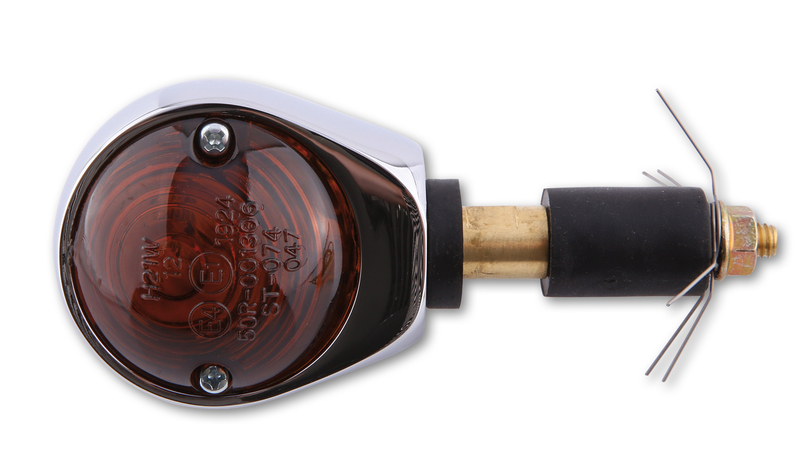 Clignotant de guidon HIGHSIDER smart OCHSENAUGE - verre fumé