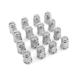 Écrous de roue borgnes KIMPEX M12x1.25 - lot de 16 - chrome