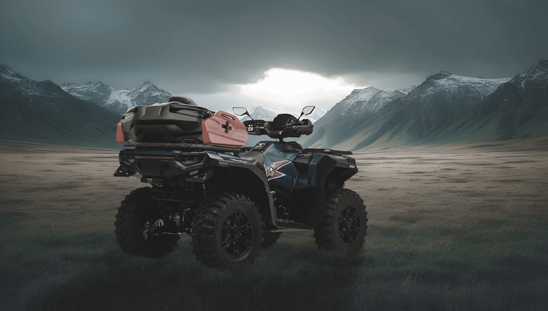 Coffre arrière TESSERACT - Loncin XWolf 1000