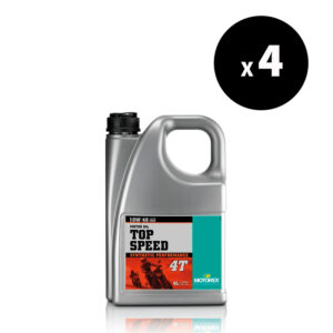 Huile moteur MOTOREX Top Speed 4T - 10W40 JASO MA2 - 4L (x4)