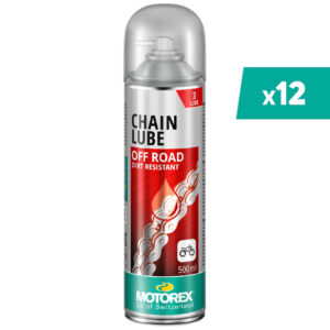 Lubrifiant chaîne MOTOREX Chainlube Off-Road - spray 500ml (x12)