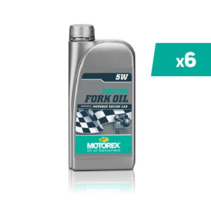 Huile de fourche MOTOREX Racing Fork Oil - 5W - 1L (x6)