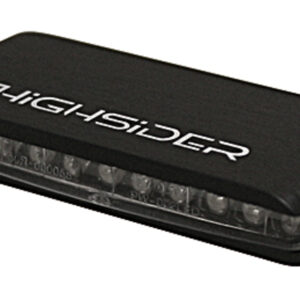 Clignotants LED HIGHSIDER pro - Stripe - noir/translucide - homologué E - la paire