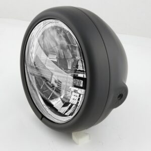 Feu avant LED HIGHSIDER pro Pecos Type 12 - 5 3/4 pouces - fixation latérale - avec TFL - noir