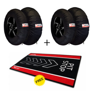 Kit VECTOR – 2 jeux de couvertures chauffantes Smart 110/120 avec tapis de paddock Pit Stop offert