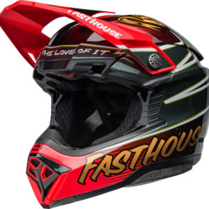 Casque BELL Moto-10 Spherical - Fasthouse DITD 24 Gloss Red/Gold