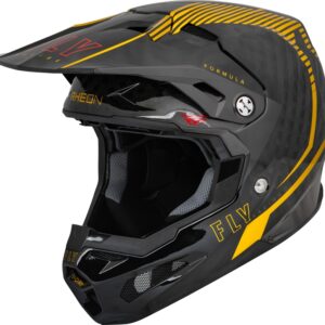 Casque FLY RACING Formula Carbon Tracer - Gold/Black