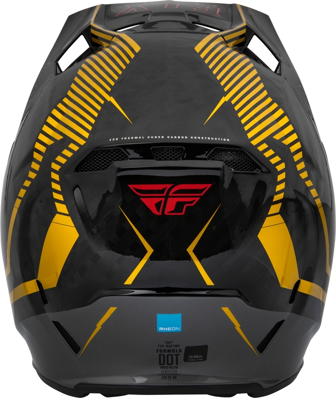 Casque FLY RACING Formula Carbon Tracer - Gold/Black