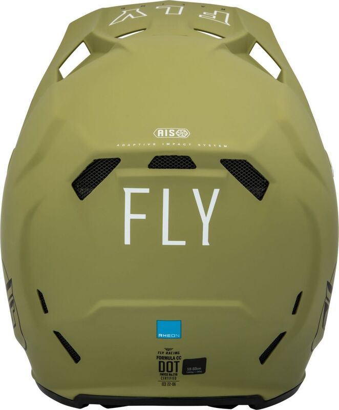 Casque FLY RACING Formula CC Centrum Vert Olive Mat/Noir S