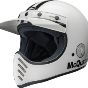 Casque BELL Moto-3 - Steve McQueen Gloss White/Black