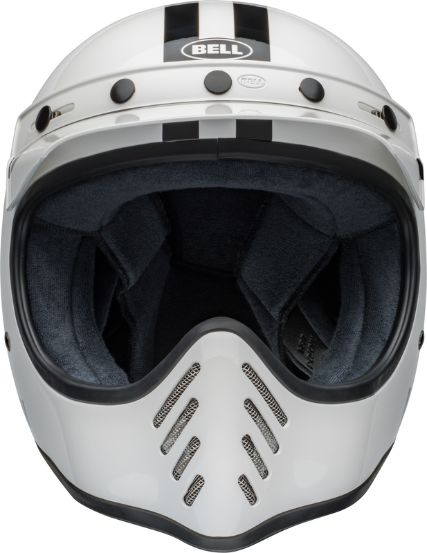 Casque BELL Moto-3 - Steve McQueen Gloss White/Black
