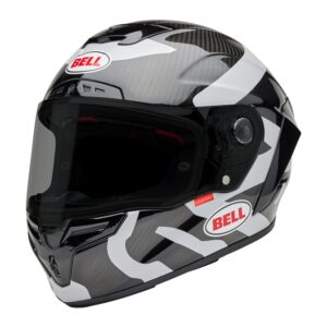 Casque BELL Race Star DLX - Hello Cousteau Equidae Matte Gloss Black/Gray