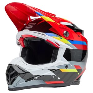 Casque BELL Moto-9S Flex - Renen Nova Gloss Black/Red